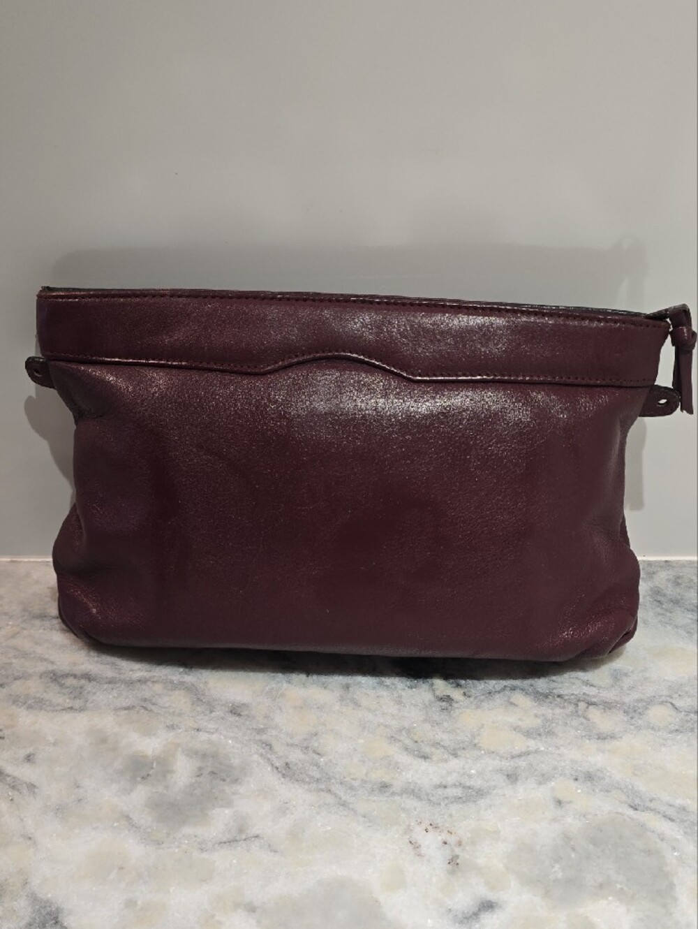 Vintage Etienne Aigner Plum Leather Bag - Picture 4 of 15